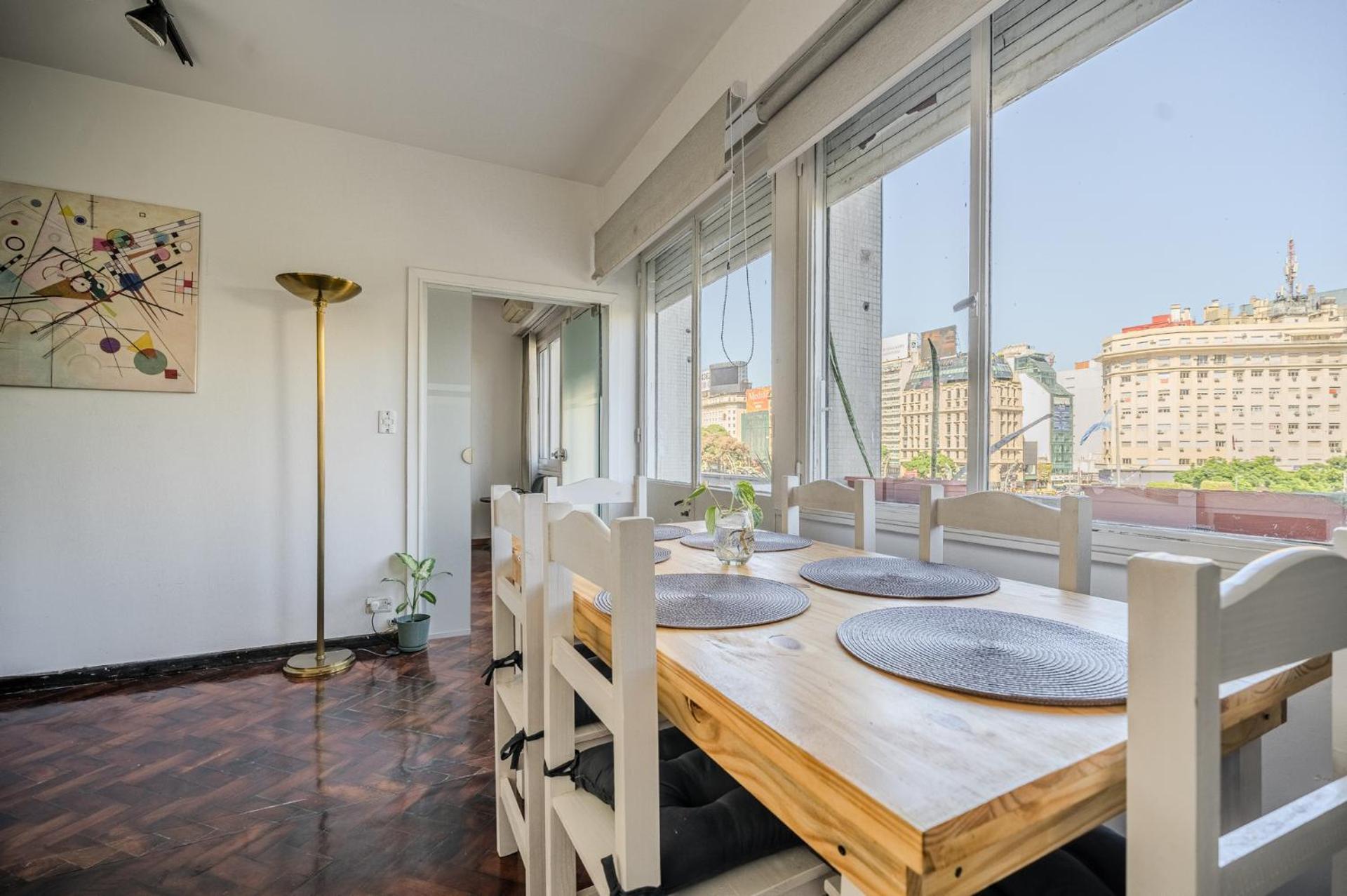 Hermoso Departamento Con Balcon Al Obelisco I Apartment *